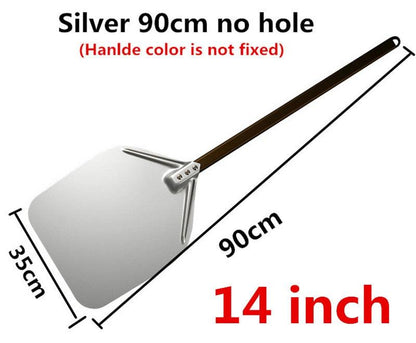 58 56 66 cm Aluminum Pizza Peel Shovel with Wooden Handle Cake Shovel Baking Tools Pizza Shovel