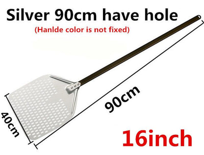 58 56 66 cm Aluminum Pizza Peel Shovel with Wooden Handle Cake Shovel Baking Tools Pizza Shovel