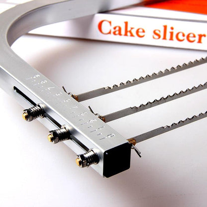 50cm Adjustable 3 Blades Cake Cutter Interlayer Cake Slicer DIY Household Baking Tools Leveler