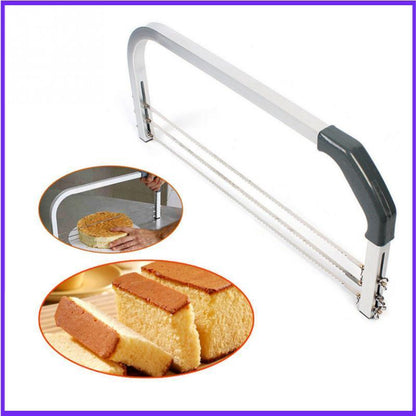 50cm Adjustable 3 Blades Cake Cutter Interlayer Cake Slicer DIY Household Baking Tools Leveler