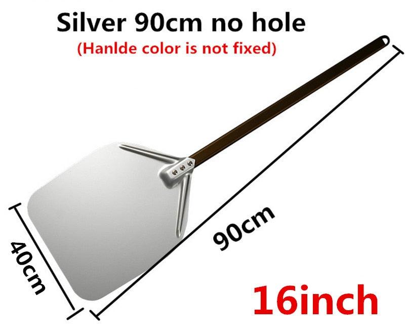 58 56 66 cm Aluminum Pizza Peel Shovel with Wooden Handle Cake Shovel Baking Tools Pizza Shovel