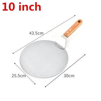 58 56 66 cm Aluminum Pizza Peel Shovel with Wooden Handle Cake Shovel Baking Tools Pizza Shovel