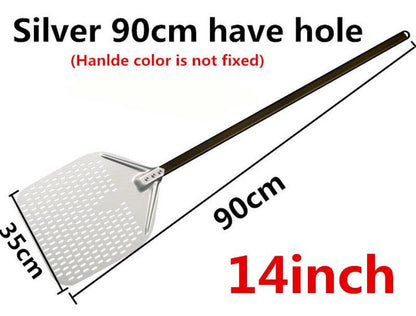 58 56 66 cm Aluminum Pizza Peel Shovel with Wooden Handle Cake Shovel Baking Tools Pizza Shovel