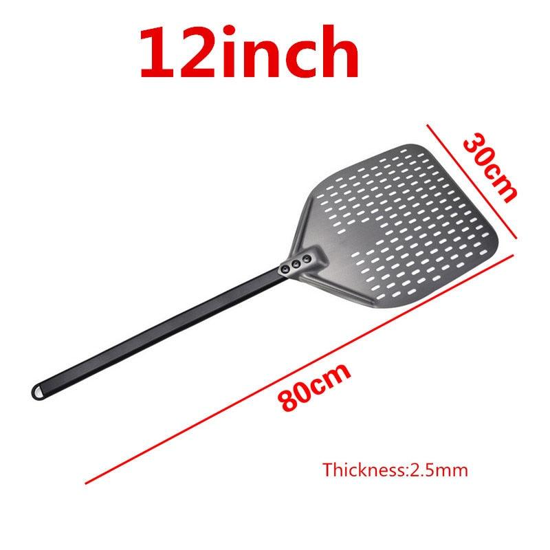 58 56 66 cm Aluminum Pizza Peel Shovel with Wooden Handle Cake Shovel Baking Tools Pizza Shovel