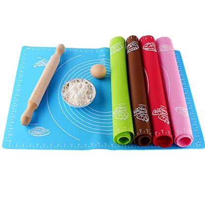 Silicone Baking Mat Thickening Flour Rolling Scale Dough Pad Baking Pastry Rolling 30X40CM