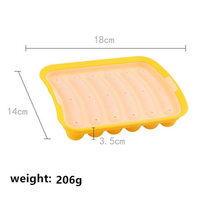 Silicone Cake Tool Hot Dog Sausage finger Orange Non Stick Eclair 6 Forms Silicone Baking Mold 10 - BAKEWARE : NEW ZEALAND