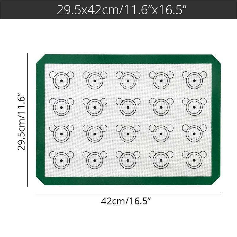 Silicone Macaron Baking Mat - for Bake Pans - Macaroon/Pastry/Cookie Making - Professional Grade - BAKEWARE : NEW ZEALAND