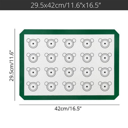 Silicone Macaron Baking Mat - for Bake Pans - Macaroon/Pastry/Cookie Making - Professional Grade - BAKEWARE : NEW ZEALAND