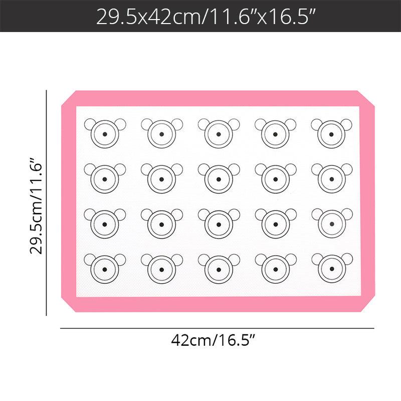 Silicone Macaron Baking Mat - for Bake Pans - Macaroon/Pastry/Cookie Making - Professional Grade - BAKEWARE : NEW ZEALAND