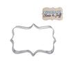 Sugar biscuit mold 3Pcs Plaque Cutter Cookies Frame DIY Cake Oval Square Rectangle Fancy Stainless