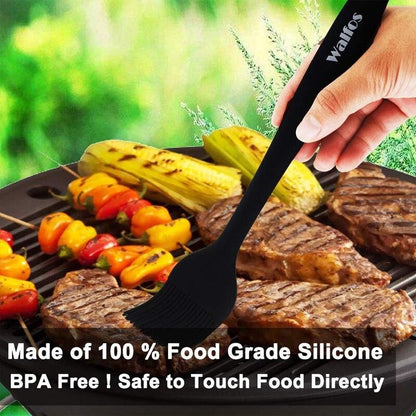 WALFOS 2 pieces/set food grade Silicone oil brush for grill BBQ Barbecue Cooking Pastry Brushes - BAKEWARE : NEW ZEALAND