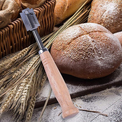 WALFOS Bread Lame New European Bread Arc Curved Bread Knife Western-style Baguette Cutting French - BAKEWARE : NEW ZEALAND