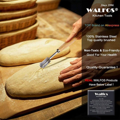 WALFOS Bread Lame New European Bread Arc Curved Bread Knife Western-style Baguette Cutting French - BAKEWARE : NEW ZEALAND