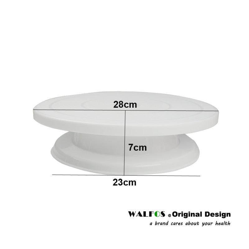 WALFOS Cake Decorating Tools Cake Stand Turntables Decorating Stand Platform Cupcake Stand Cake