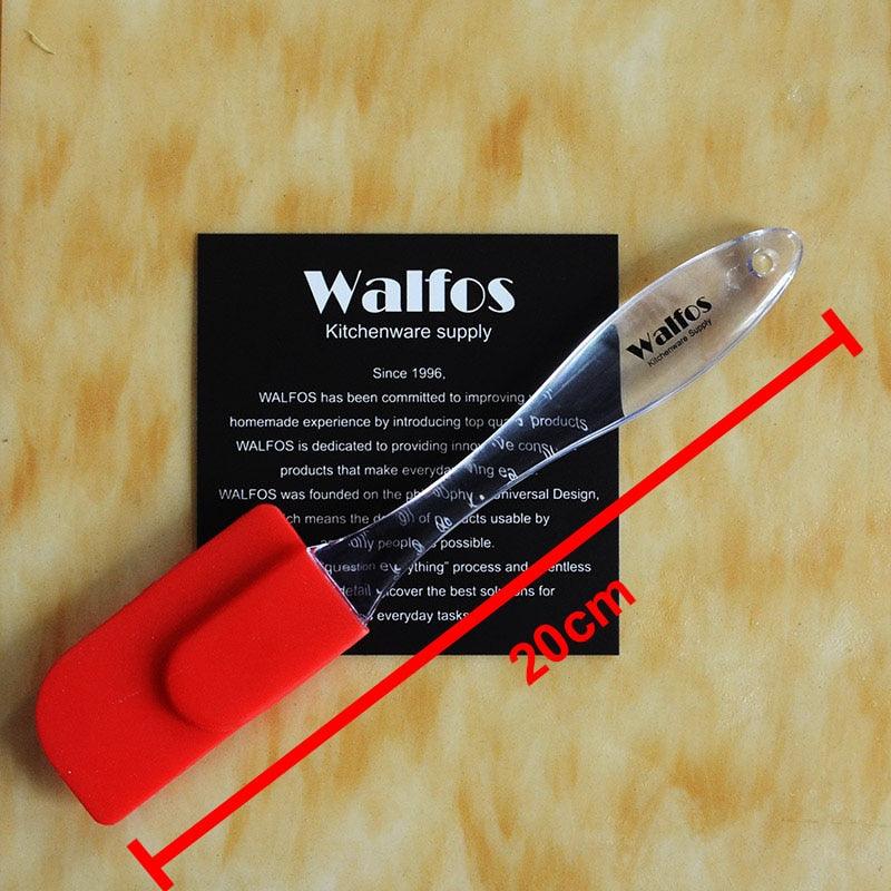 WALFOS Food grade Non Stick butter cooking silicone spatula set cookie pastry scraper cake baking - BAKEWARE : NEW ZEALAND