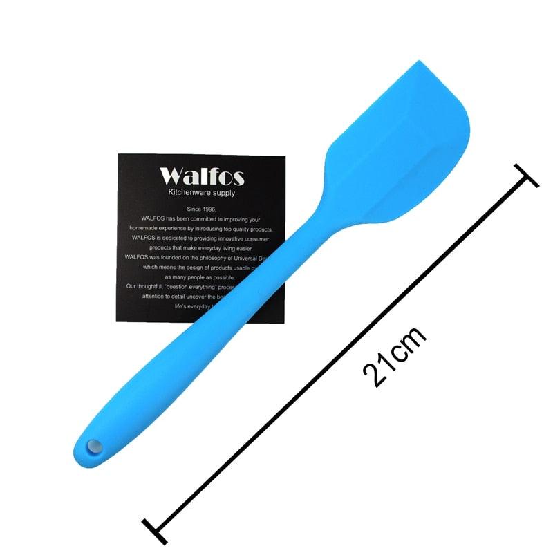 WALFOS Food grade Non Stick butter cooking silicone spatula set cookie pastry scraper cake baking - BAKEWARE : NEW ZEALAND