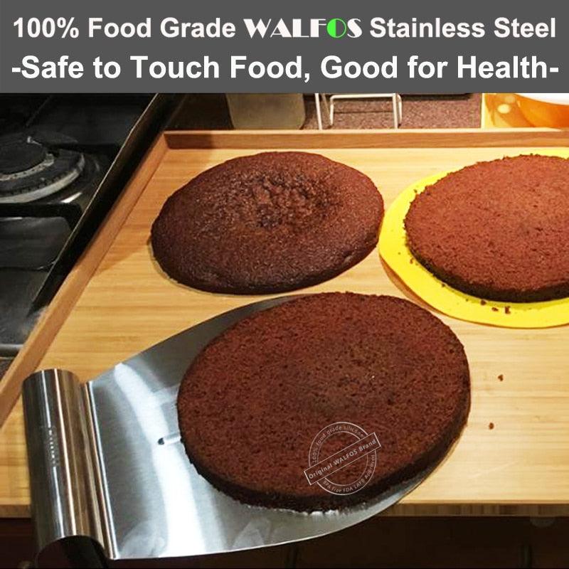 WALFOS food grade Transfer Cake Tray Scoop Cake Moving Plate Bread Pizza Blade Shovel Bakeware - BAKEWARE : NEW ZEALAND