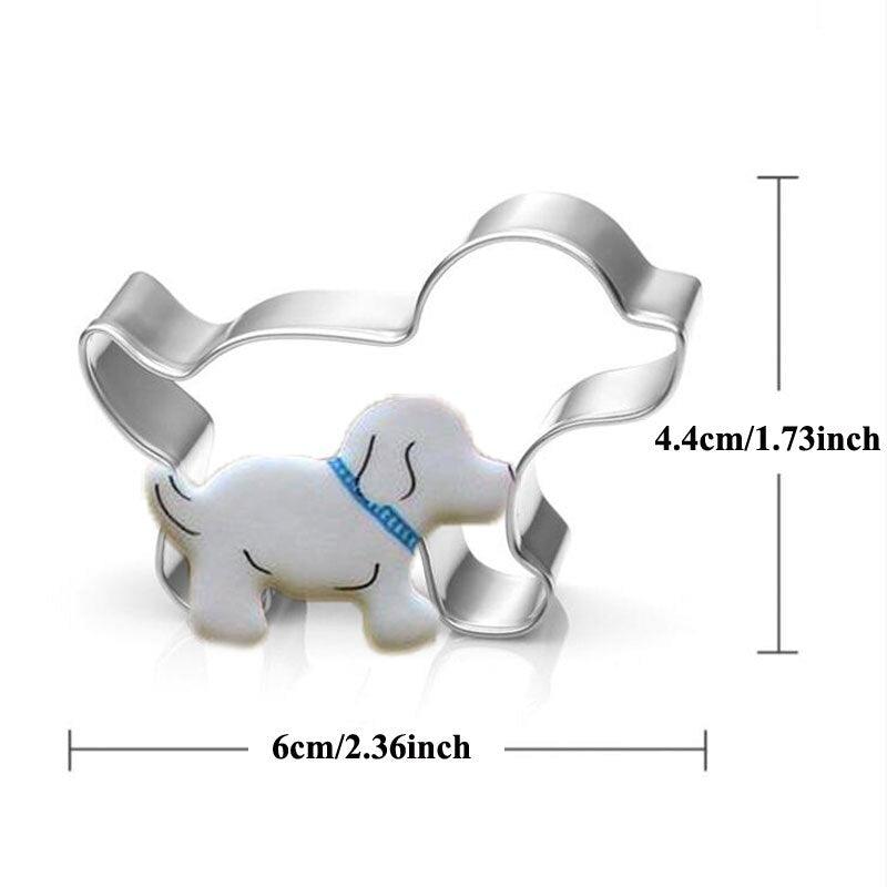 Animal Dogs Cats Kitty Puppy Claw Bone Stainless Steel Cookie Cutter Party Biscuit Mold Fondant Cake