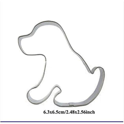 Animal Dogs Cats Kitty Puppy Claw Bone Stainless Steel Cookie Cutter Party Biscuit Mold Fondant Cake